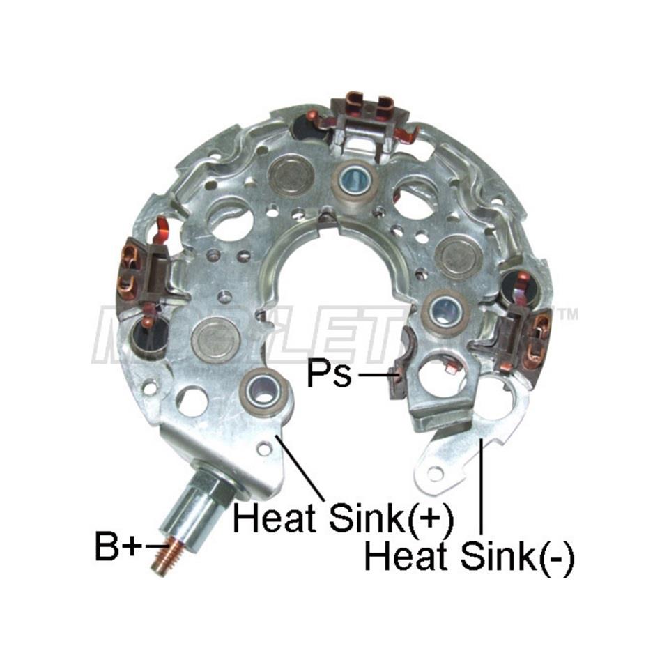 DİYOT TABLASI  DENSO TİPİ (6 DİYOT/M6 CIVATA/117 MM) HONDA-TOYOTA