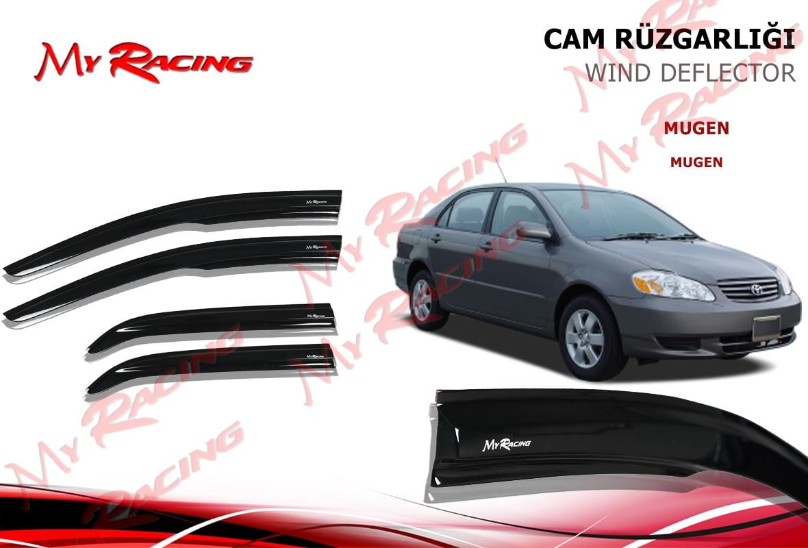 CAM RÜZGARLIĞI MUGEN TOYOTA COROLLA 2001-2007