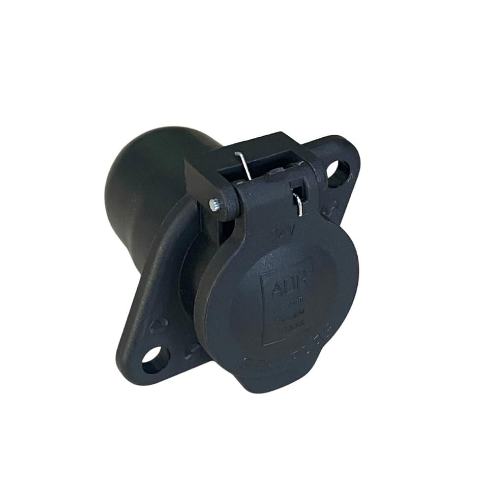 TIR DORSE ELEKTRİK SOKETİ (RÖMORK FİŞİ) (7'Lİ DİŞİ) (PLS SİYAH) (N TİPİ)