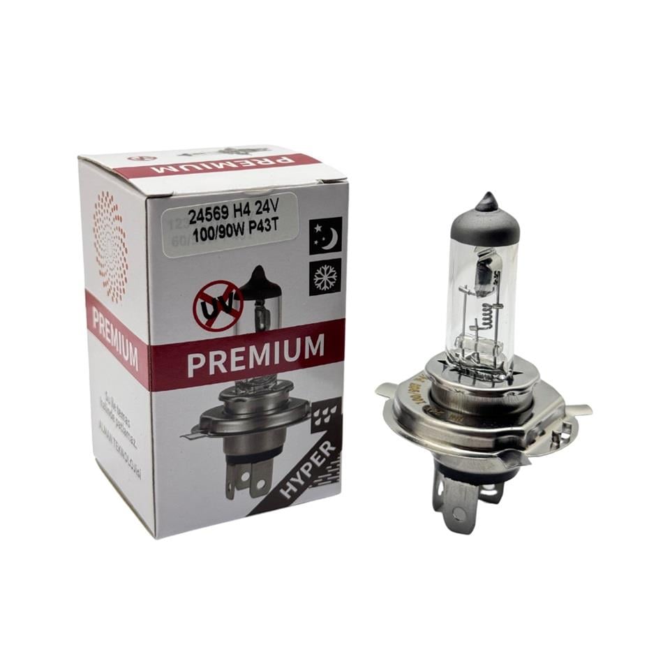 PREMIUM 24V H4 AMPUL 100/90W 43T