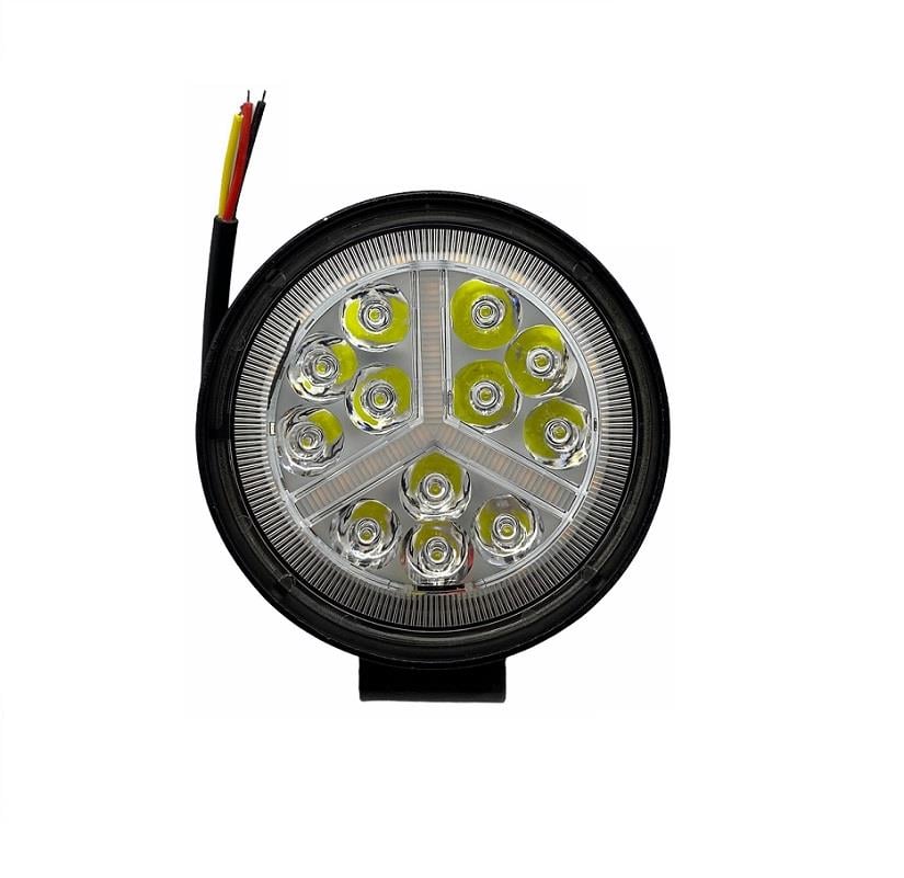 10V-36V LED LAMBA OFF-ROAD (138 W) 48 LEDLİ YUVARLAK SARI ÇAKARLI