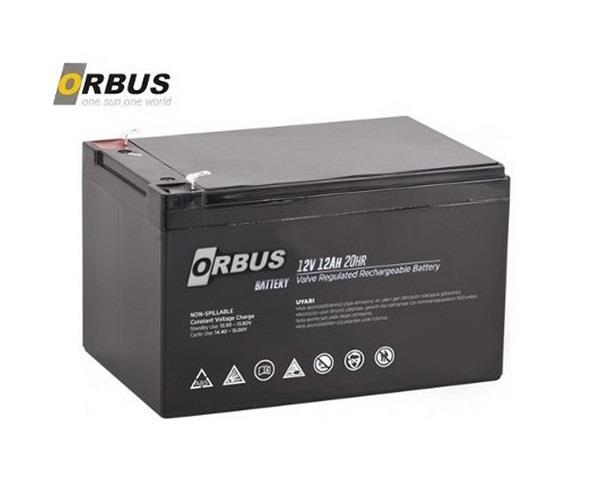 ORBUS 12V 12 AH AKÜ KURU TİP (150*97*95) (3,3 KG) TSE'Lİ