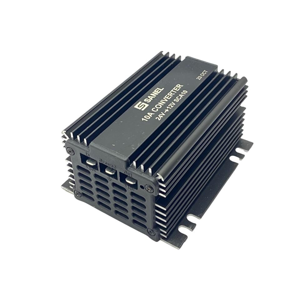 SANEL 24V>12V KONVERTÖR (VOLTAJ DÜŞÜRÜCÜ) 10 A 3 UÇLU (SWITCH MODE)