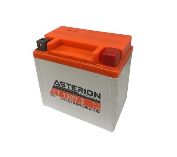 ASTERION 12V 7 AH MOTOSİKLET AKÜSÜ 130 A (EN) (114*70*108) (YTZ7S) (AGM)