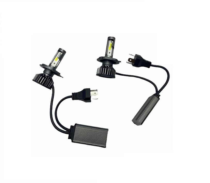 9V-32V H4 DOB LED XENON FAR AMPUL SETİ 6500K 8000 LÜMEN CANBUS