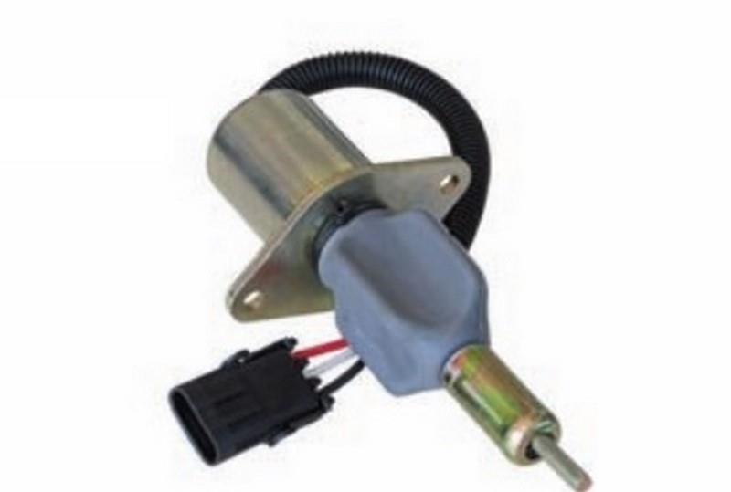 12V STOP SELENOİDİ KULAKLI (MAFSALLI/M6) (SOKETLİ) CUMMINS MOTOR