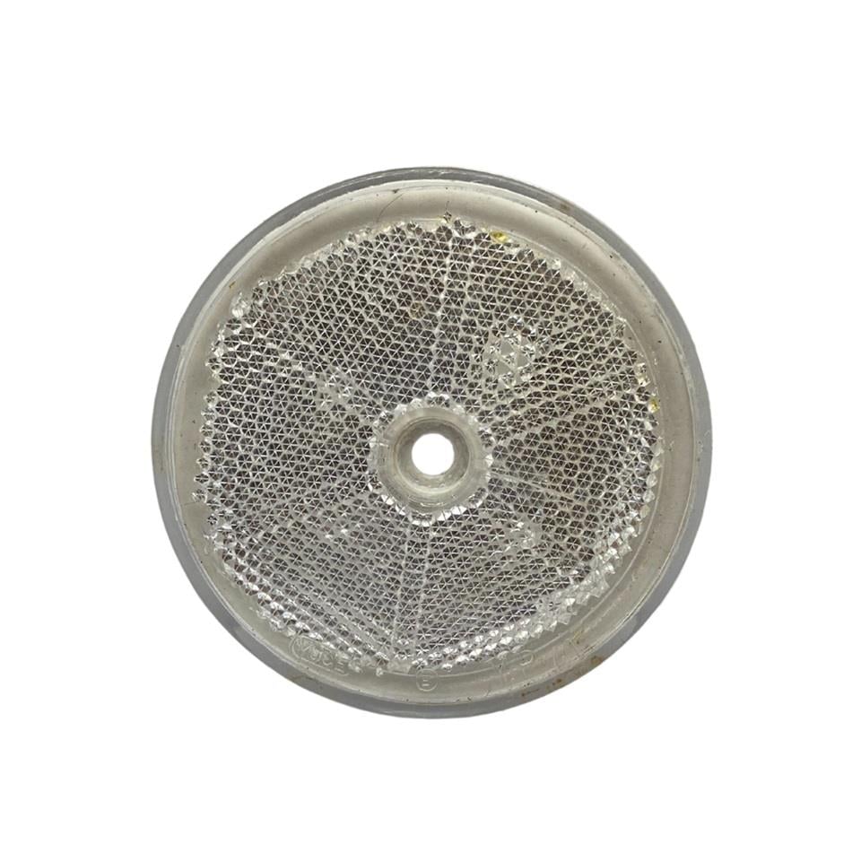 YUVARLAK REFLEKTÖR DELİKLİ BEYAZ (80 MM)