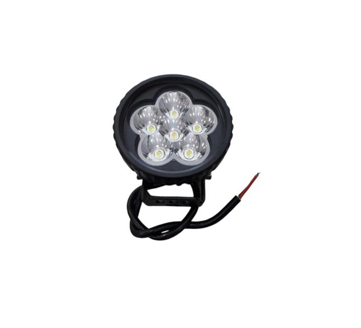 12V-24V LED LAMBA OFF-ROAD YUVARLAK 18W (6 X 3W) 