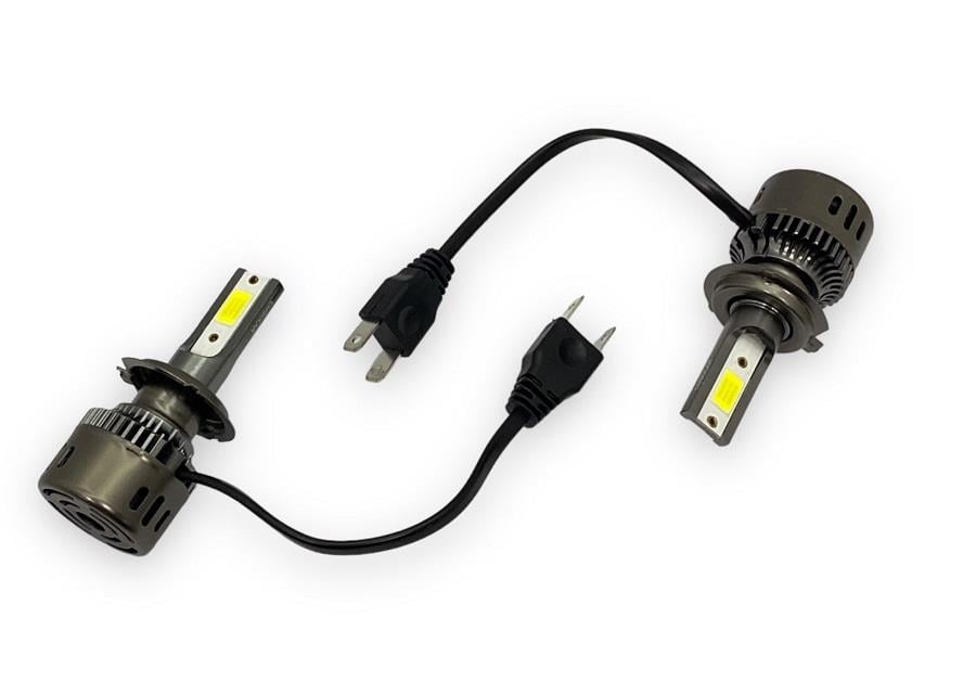9V-36V H7 COB LED XENON FAR AMPUL SETİ 6500K 9600 LÜMEN 