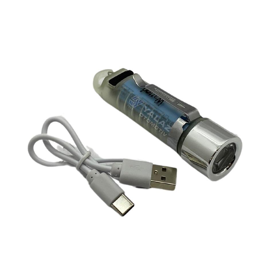 EL FENERİ COB LEDLİ ASKILI 5 FONKSİYONLU (HIZLI ŞARJ TYPE-C)