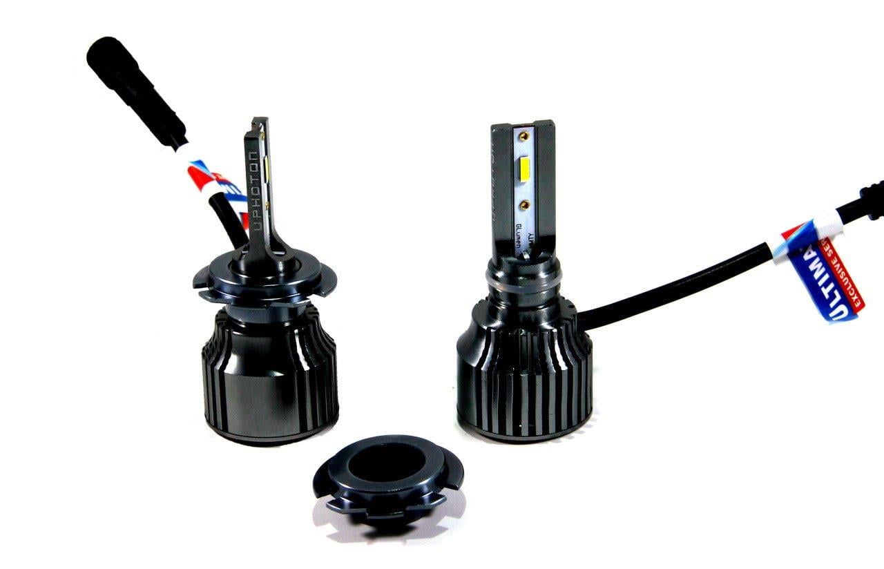 PHOTON 12V-24V H7 LED XENON FAR AMPUL SETİ 6500K 7000 LÜMEN (CSP LED) (FANLI) ULTIMATE