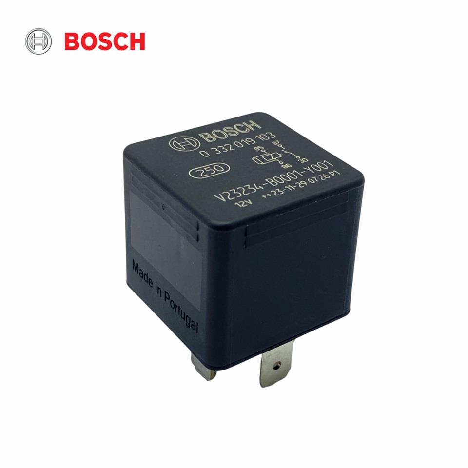 BOSCH 12V RÖLE 4 UÇLU 30 A (DİRENÇLİ) (30-85-86-87)