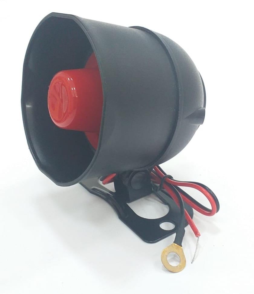 12V ELECTRONIC ALARM SİRENİ 6 SESLİ