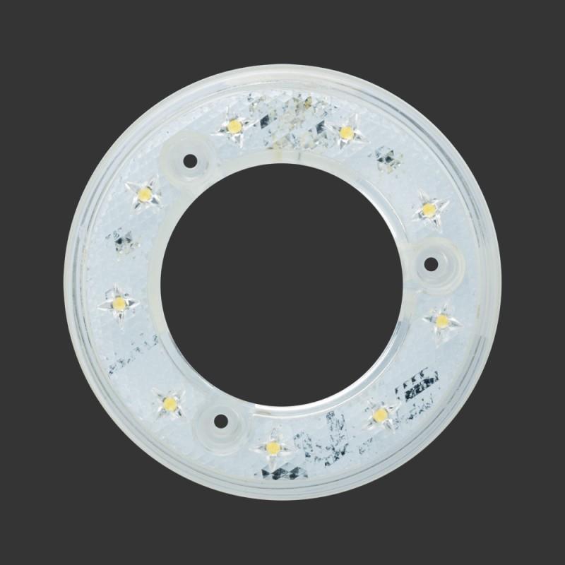 12V-24V GERİ VİTES LAMBASI (DİŞ) 9 LEDLİ BEYAZ ISUZU TURKUAZ/NEOPLAN OTOBÜS (98 MM)