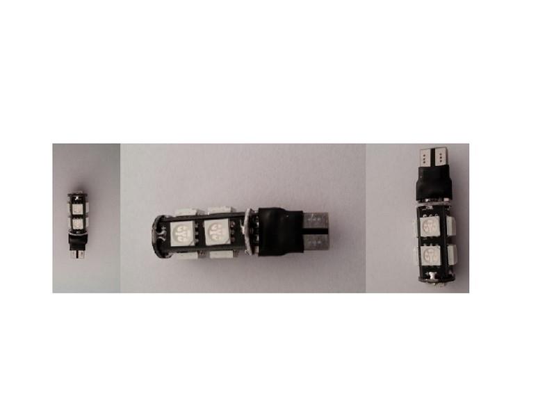 12V DİPSİZ AMPUL T10 8+1 LEDLİ ÇAKARLI BEYAZ (FONKSİYONLU) (2 AD)