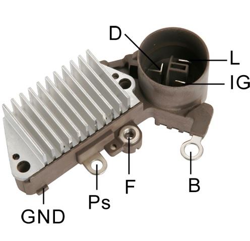 12V ALTERNATÖR KONJEKTÖR (3 FİŞ YUVARLAK SOKET) (D-IG-L) HONDA CIVIC