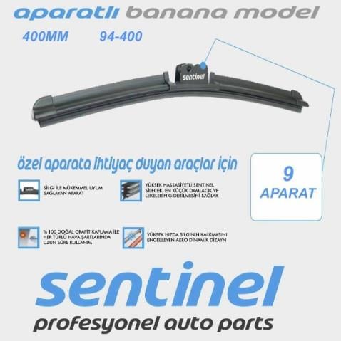 SİLECEK SÜPÜRGESİ 410 MM AEROTWIN (9 APARATLI)