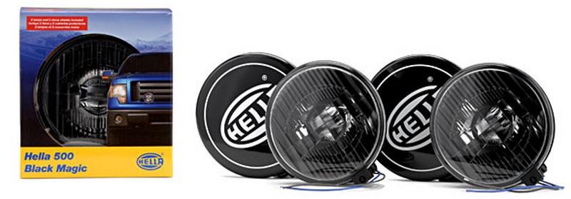 HELLA 12V SİS LAMBASI YUVARLAK RALLYE 1000 SİYAH (DELİCİ) 19 CM