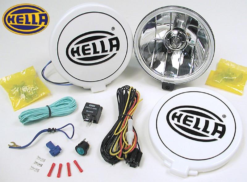 HELLA 12V SİS LAMBASI COMET 500 FF YUVARLAK SET (DELİCİ) BEYAZ (2 AD)