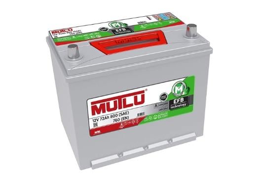 MUTLU 12V 72 AH AKÜ EFB 760 A (EN) (START-STOP) (260*173*204/225) (YÜKSEK DÜZ)