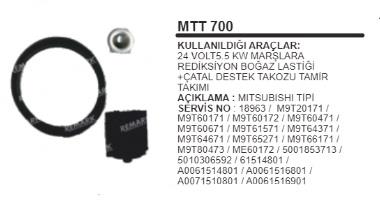 MARŞ ÇATAL DESTEK TAKOZU+REDÜKTÖR BOĞAZ LASTİĞİ TAMİR TAKIMI 5.5 KW (3 PARÇA)