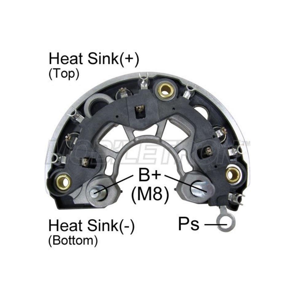 DİYOT TABLASI  BOSCH TİPİ F00M (GENİŞ-ALÇAK TİP) (SAĞ CIVATA UZUN) AUDI-SEAT-SKODA