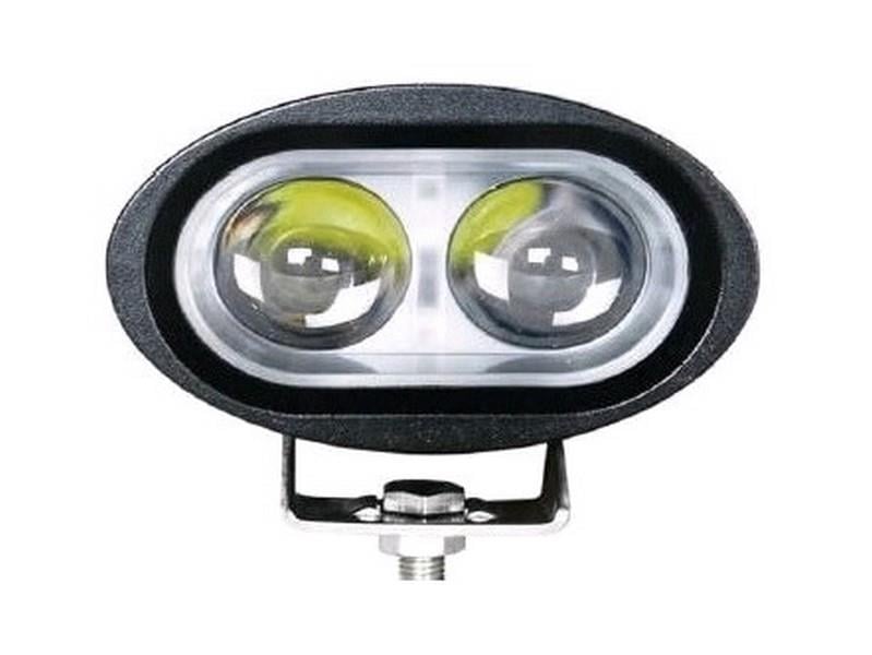 12V-110V LED SPOT LAMBA MERCEKLİ (2X10W) (MAVİ ÇİZGİ) (97*93 MM) FORKLİFT