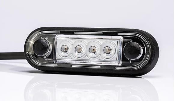 FRISTOM 12V-36V PARMAK LAMBA 4-LEDLİ KABLOLU BEYAZ (85*28 MM) E9