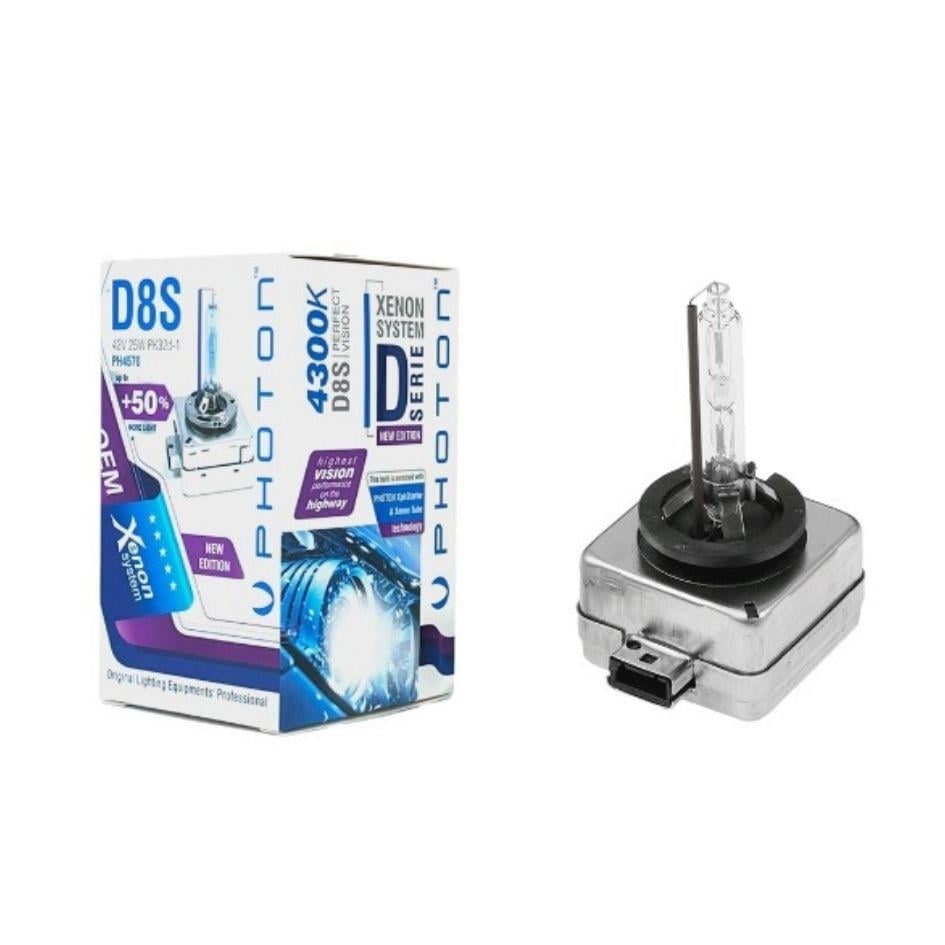 PHOTON 12V-85V XENON AMPUL D8S 25W 4300K +%50 FAZLA IŞIK