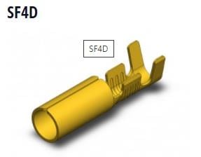 RADE DİŞİ FİŞ YUVARLAK (DELİK ÇAPI:4.5 MM)