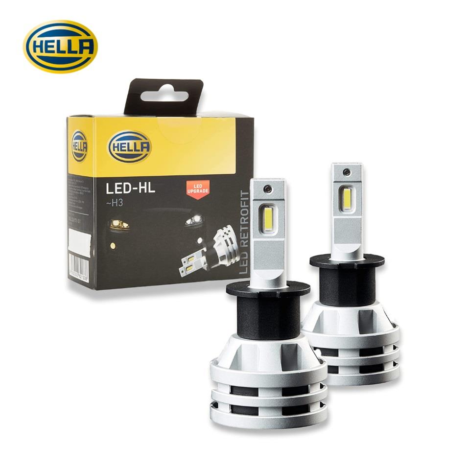 HELLA 12V-24V H3 CSP LED XENON FAR AMPUL SETİ 6500K 