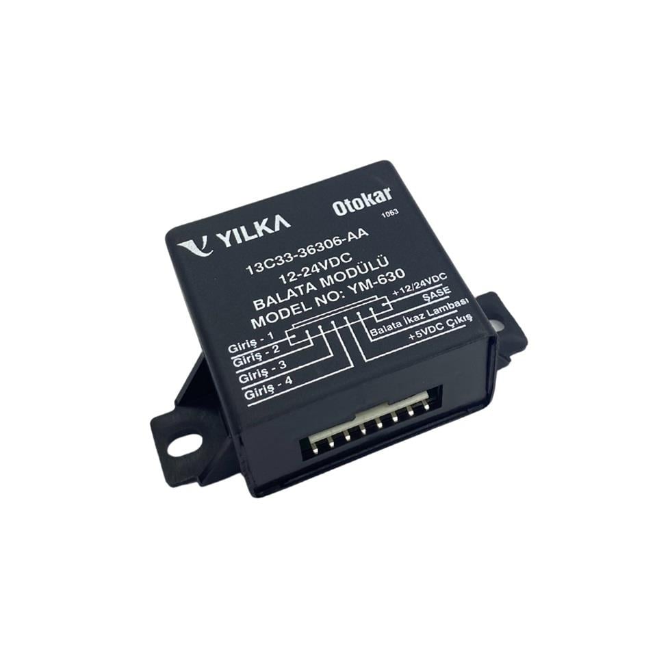 YILKA 12V-24V BALATA RÖLESİ (MODÜLÜ) 8 UÇLU OTOKAR 