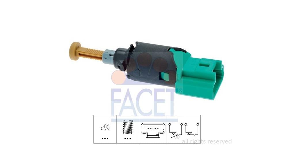 FREN MÜŞÜRÜ (4 FİŞ SOKETLİ) CITROEN-FIAT-LANCIA-PEUGEOT