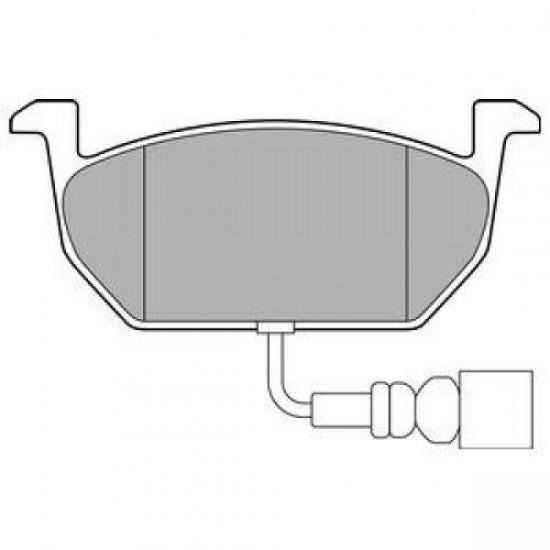 DELPHI ÖN FREN BALATASI (İKAZLI) AUDI-VW-SEAT-SKODA
