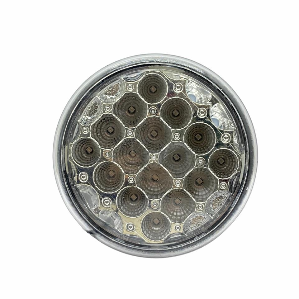 24V SİNYAL LAMBASI YUVARLAK (ŞEFFAF) (LEDLİ) (122 MM)