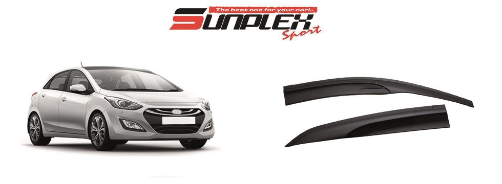 SUNPLEX CAM RÜZGARLIĞI MUGEN HYUNDAI I30 2012 > (4 AD)