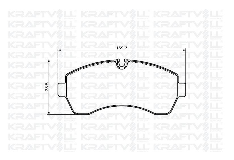 MEGATEXT ÖN FREN BALATASI MERCEDES SPRINTER II 2006 > 