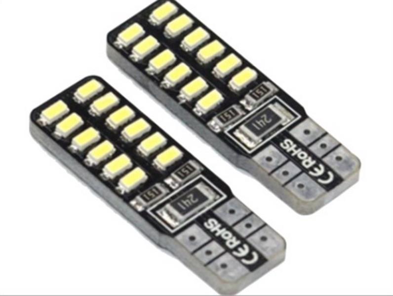 12-24V DİPSİZ AMPUL T10 (24 LEDLİ) BEYAZ SMD CB (2 AD)