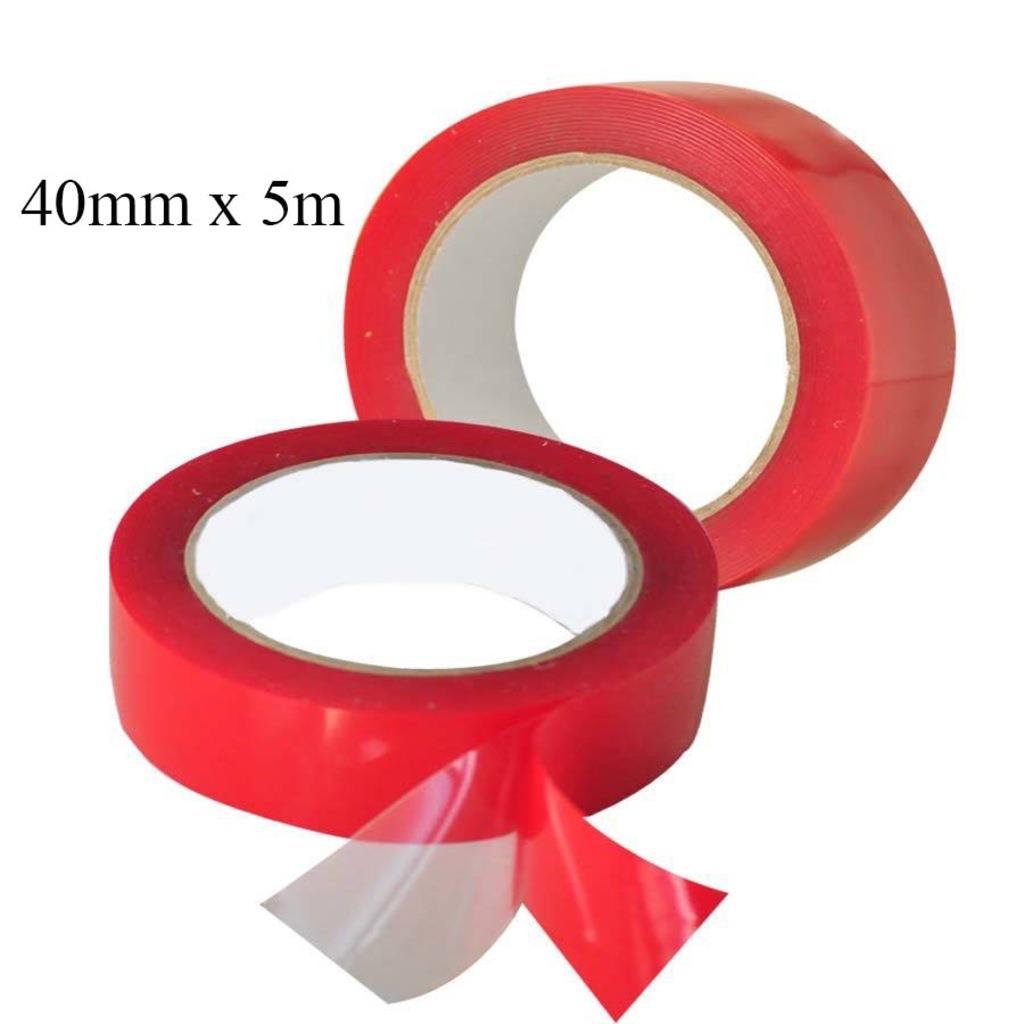 ÇİFT TARAFLI BANT 40 MM X 5 MT ŞEFFAF (SİLİKONLU)
