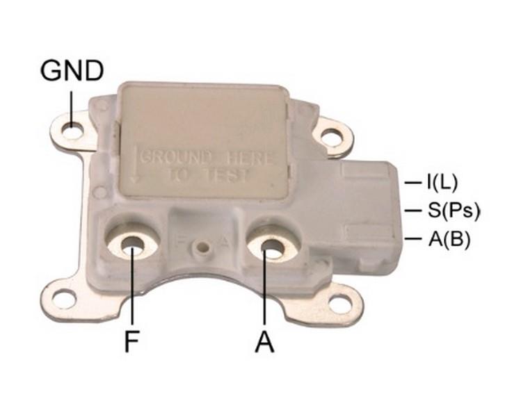 112V ALTERNATÖR KONJEKTÖR MOTORCRAFT TİPİ (3 FİŞ KARE SOKET) (KÖMÜRSÜZ) (GRİ) FORD RANGER