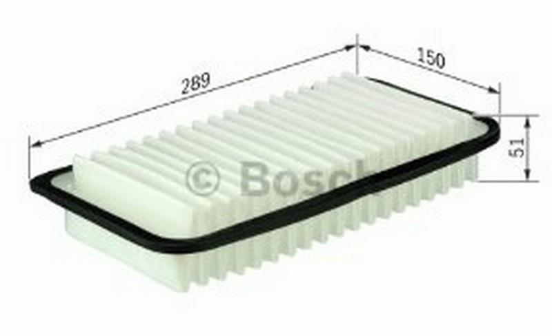 BOSCH HAVA FİLTRESİ TOYOTA AVENSIS/COROLLA/HILUX/VERSO
