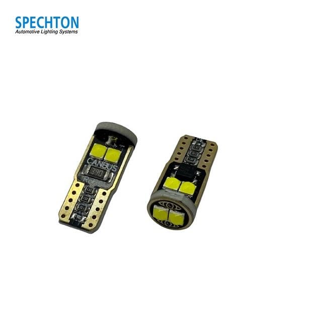 SPECHTON 12V DİPSİZ AMPUL T10 (6 LEDLİ) BEYAZ 6000K CANBUS (2 AD)