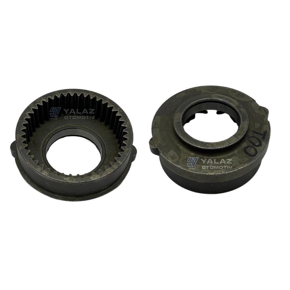 MARŞ REDÜKTÖR DİŞLİ YUVASI MITSUBISHI TİPİ (METAL) (BÜYÜK DELİKLİ 37 MM) (44 DİŞ)