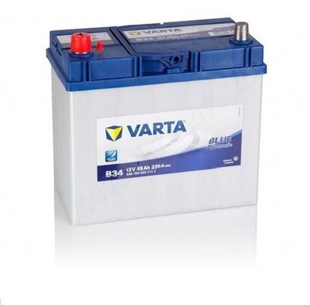 VARTA 12V 45 AH AKÜ BLUE DYNAMIC CCA 330 A (EN) (238*129*227) (DAR) (TERS KUTUP)