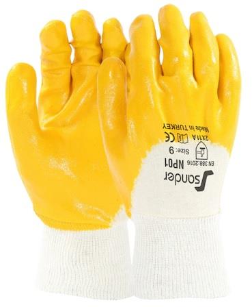 SANDER NITRIL ELDİVEN SARI NO:10 (1 ÇİFT)
