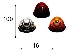 SIM İKAZ LAMBASI YUVARLAK KIRMIZI (76 X 51)