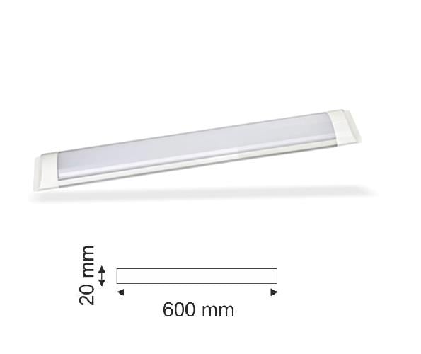 220V FLORESAN TAVAN LAMBASI (ARMATUR) 18W LEDLI BEYAZ (60 CM)