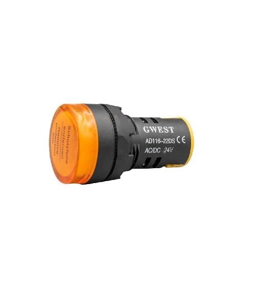 24V GÖZ LAMBASI LEDLİ UNIVERSAL SARI (29.5 MM)