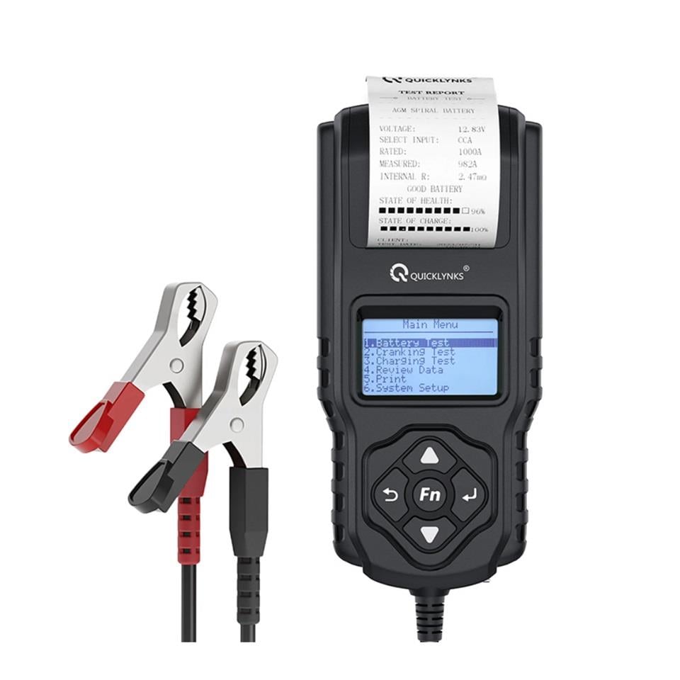 8V-30V AKÜ TEST CİHAZI (DİJİTAL-YAZICILI) (100 EN-2000 EN) (8 AH-250 AH)