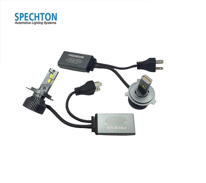 SPECHTON 10V-80V H4 CSP LED XENON FAR AMPUL SETİ 6000K 14000 LÜMEN 60W CANBUS